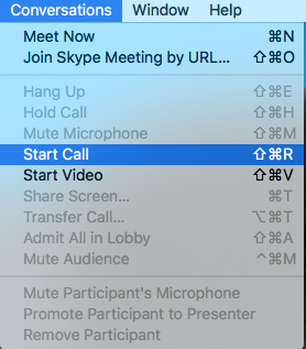 skype for business mac recording meeting